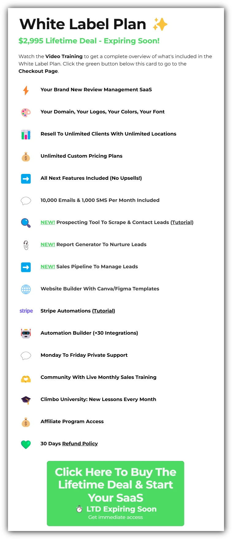 Cimbo pricing